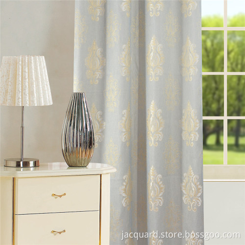 Classical Damask Design  Jacquard Curtain